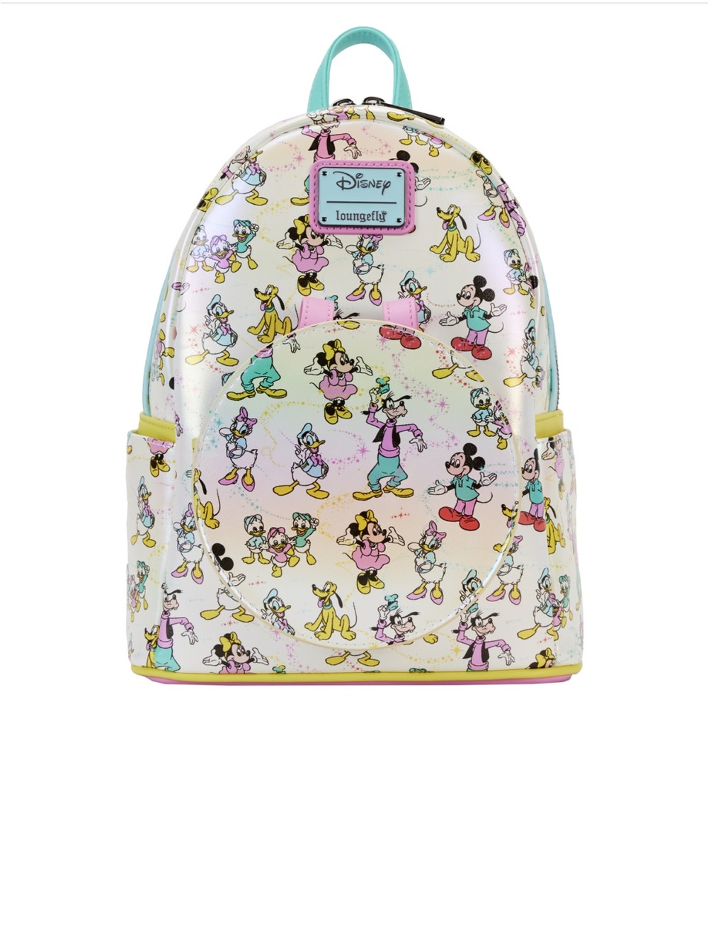 Loungefly Disney 100th Anniversary Ear Holder Mini Backpack Pearlescent *READ*